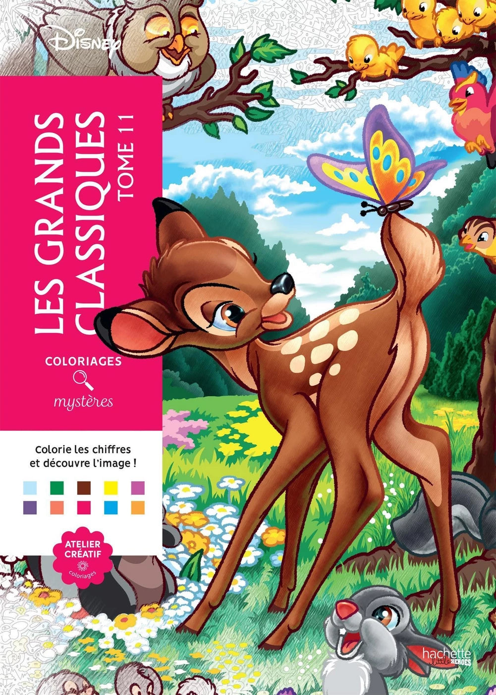 Grands classiques Tome 11 - Coloriages mystères Disney