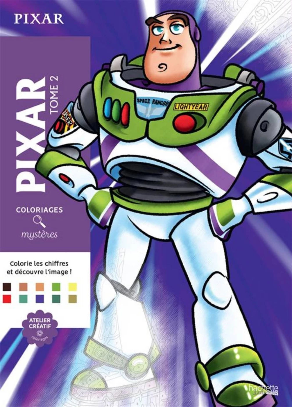 Pixar Tome 2 - Coloriages mystères