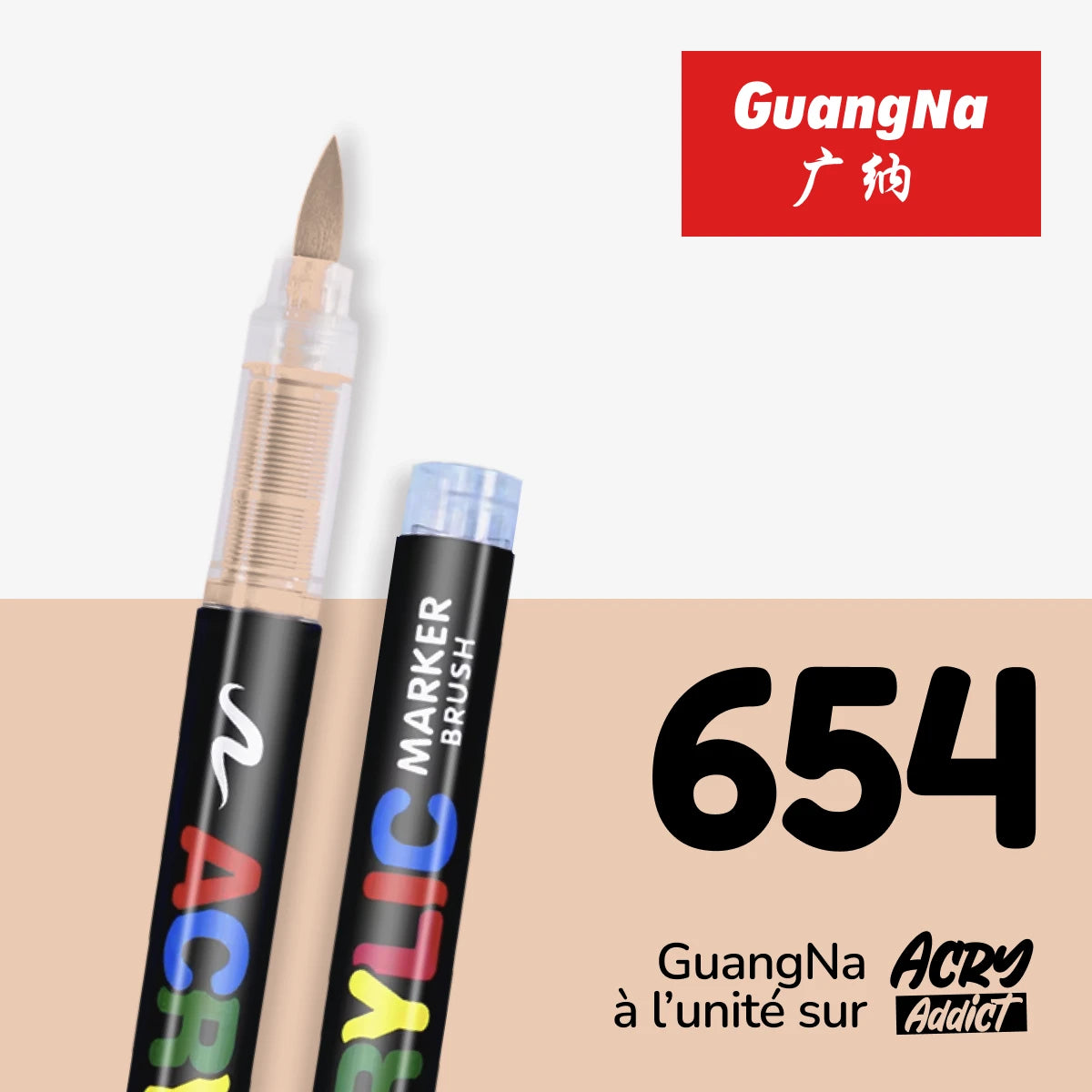 Feutre GuangNa 654 - Feutre acrylique à l'unité