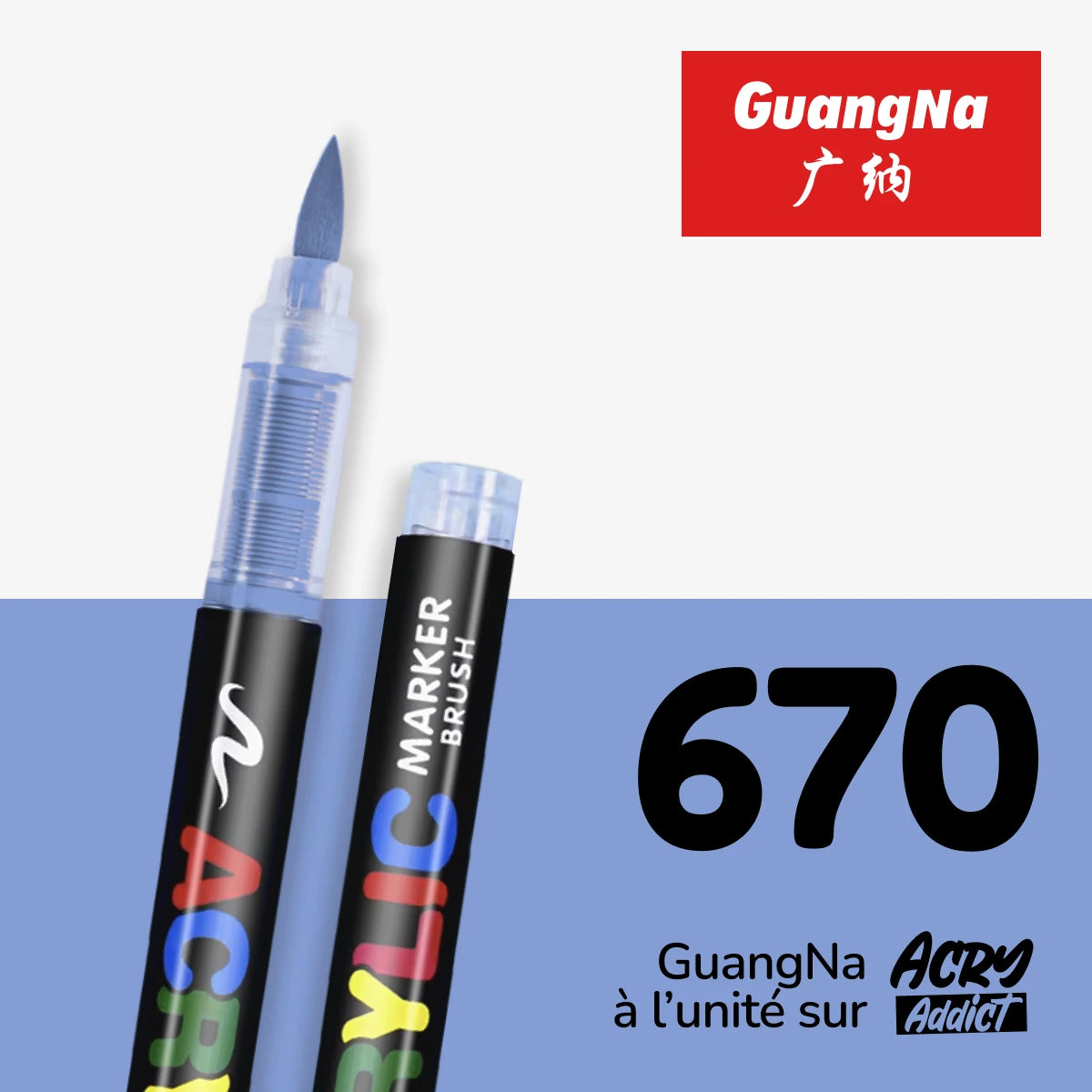 Feutre GuangNa 670 - Feutre acrylique à l'unité