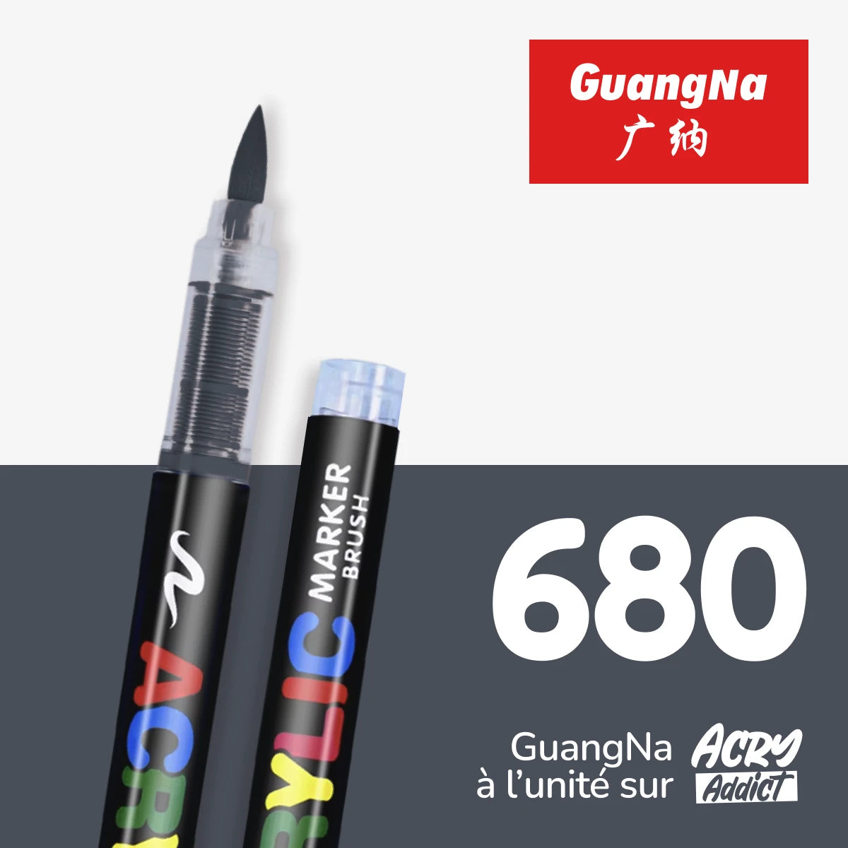 Feutre GuangNa 680 - Feutre acrylique à l'unité