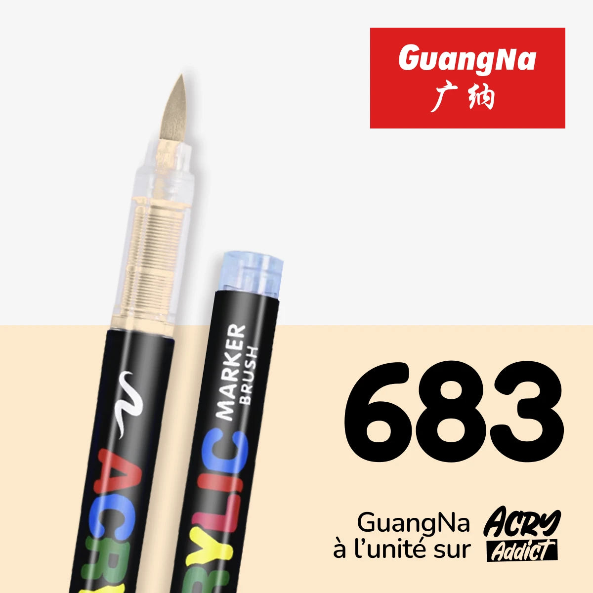 Feutre GuangNa 683 - Feutre acrylique à l'unité
