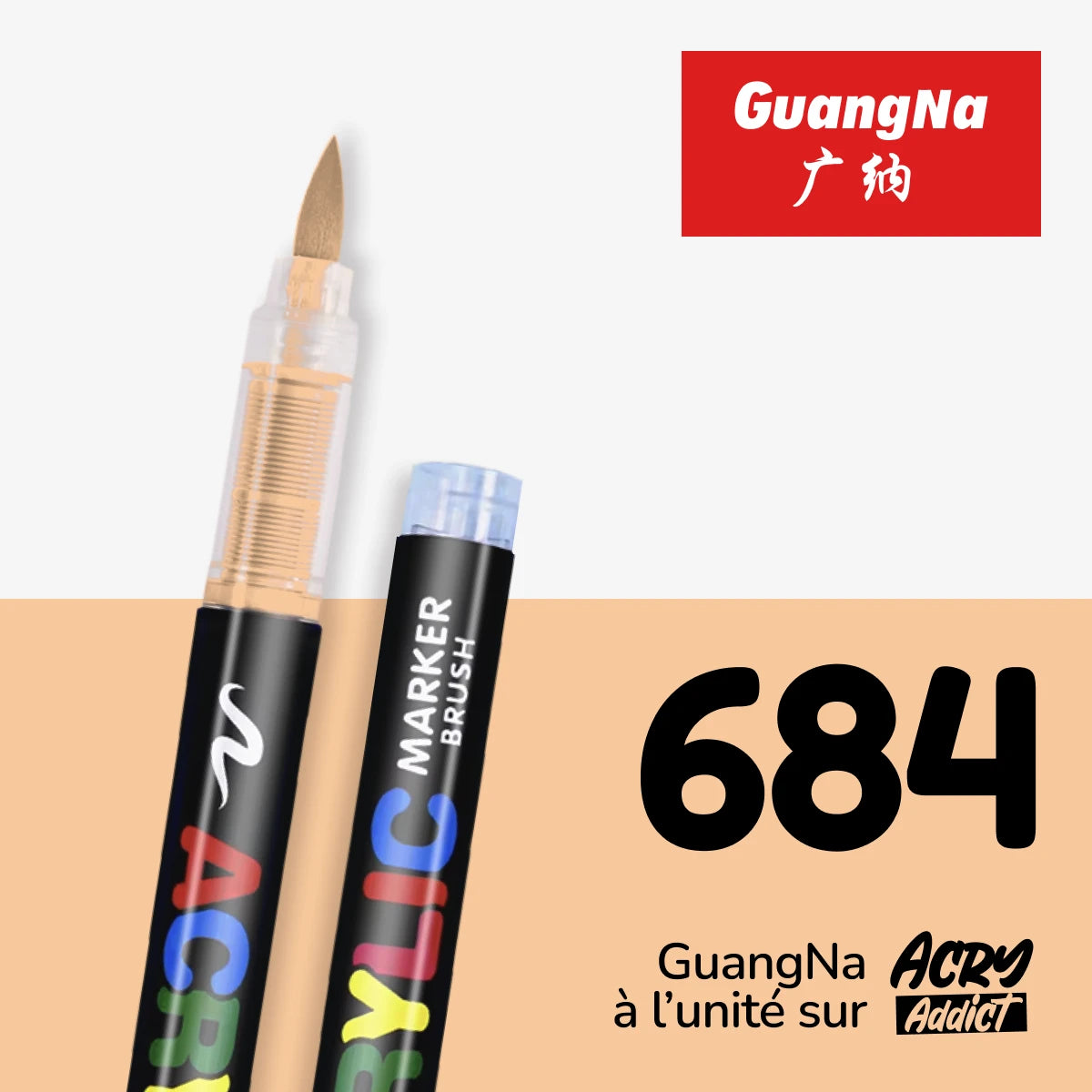 Feutre GuangNa 684 - Feutre acrylique à l'unité