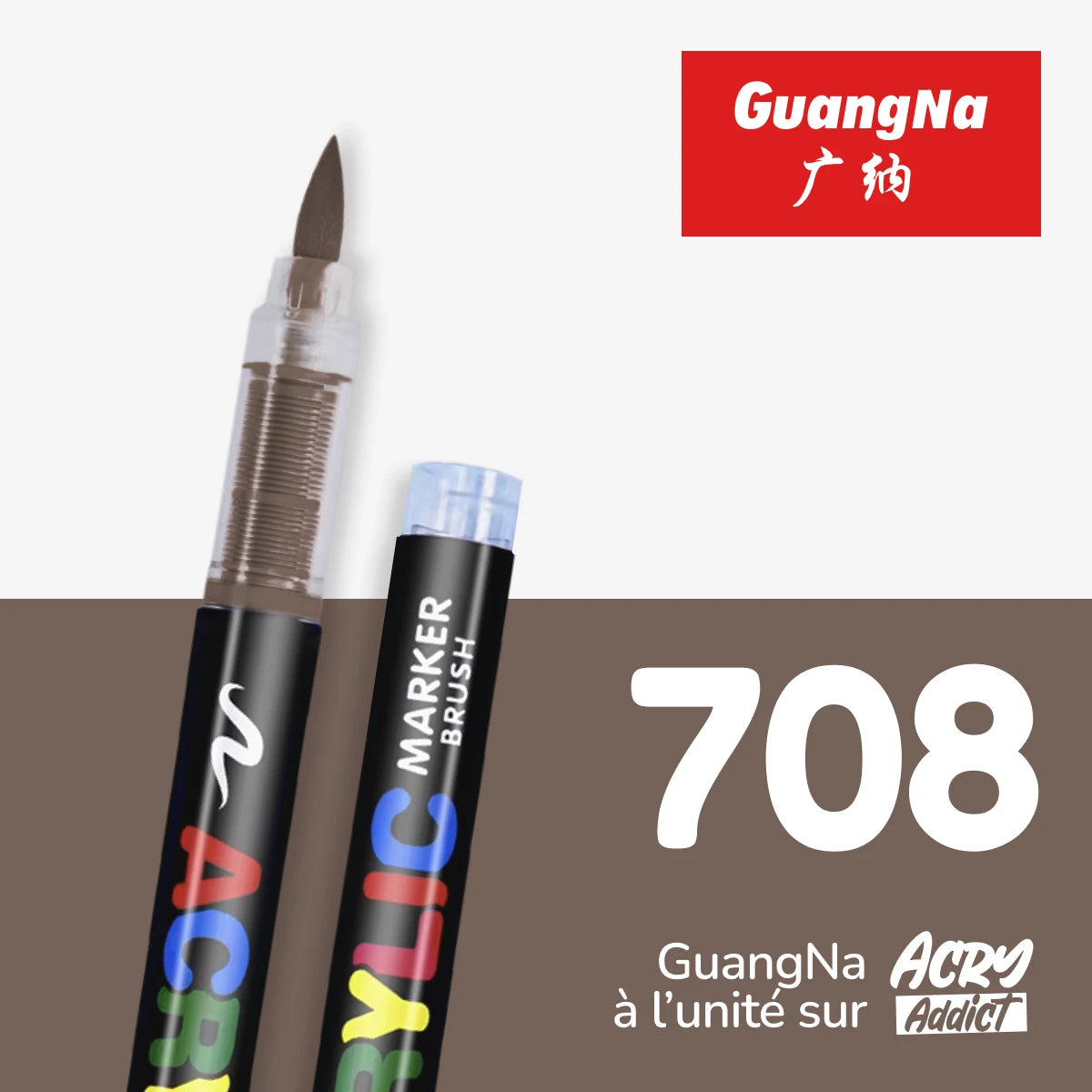Feutre GuangNa 708 - Feutre acrylique à l'unité
