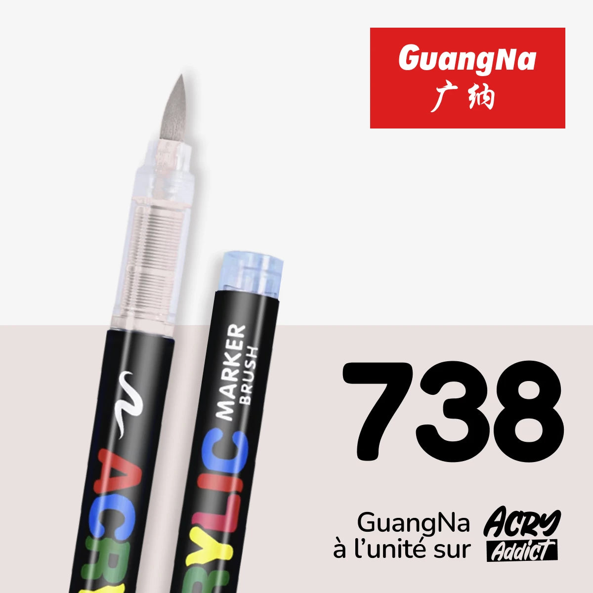Feutre GuangNa 738 - Feutre acrylique à l'unité