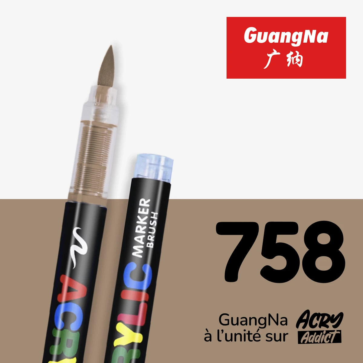 Feutre GuangNa 758 - Feutre acrylique à l'unité