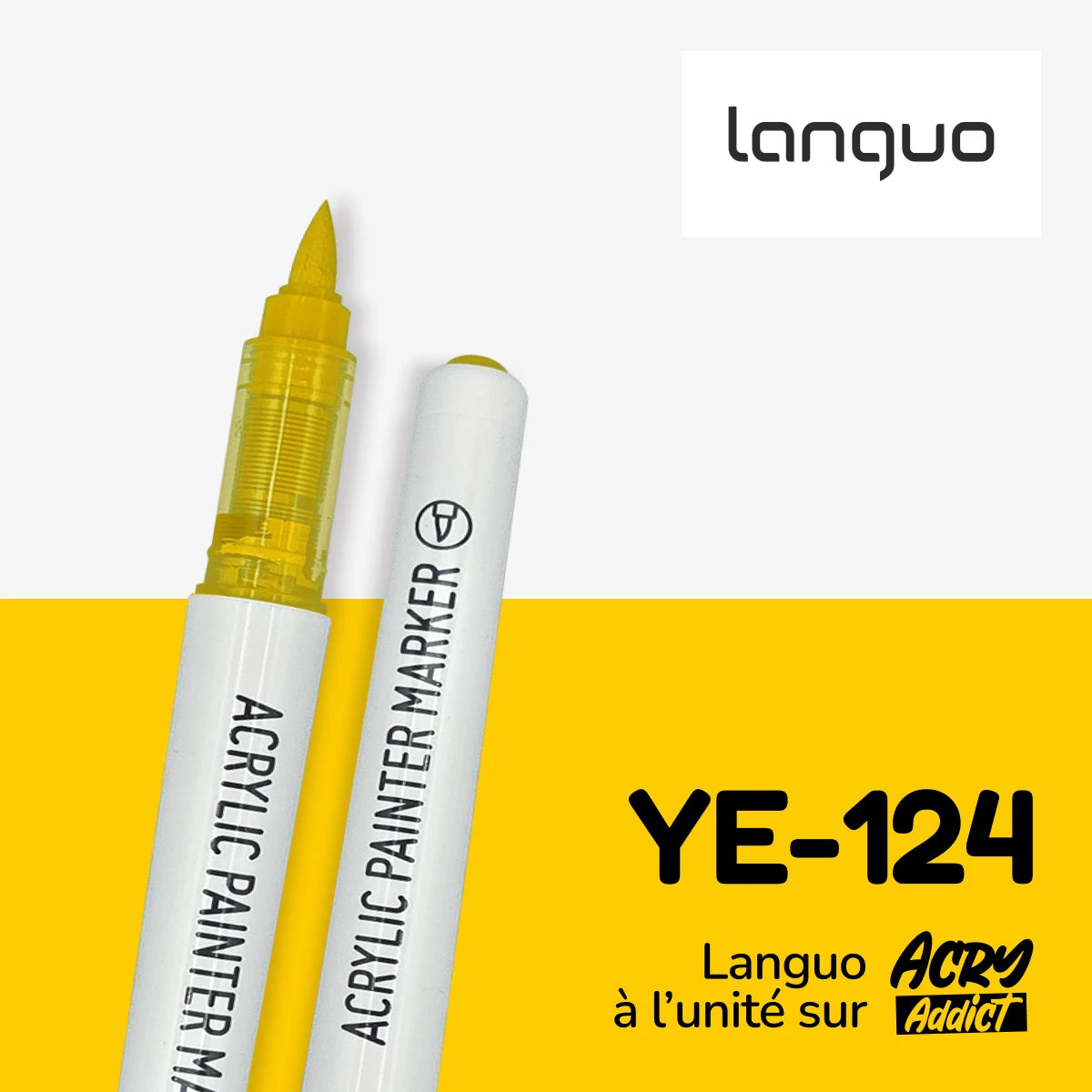 Feutre Languo YE-124 - Feutre acrylique à l'unité
