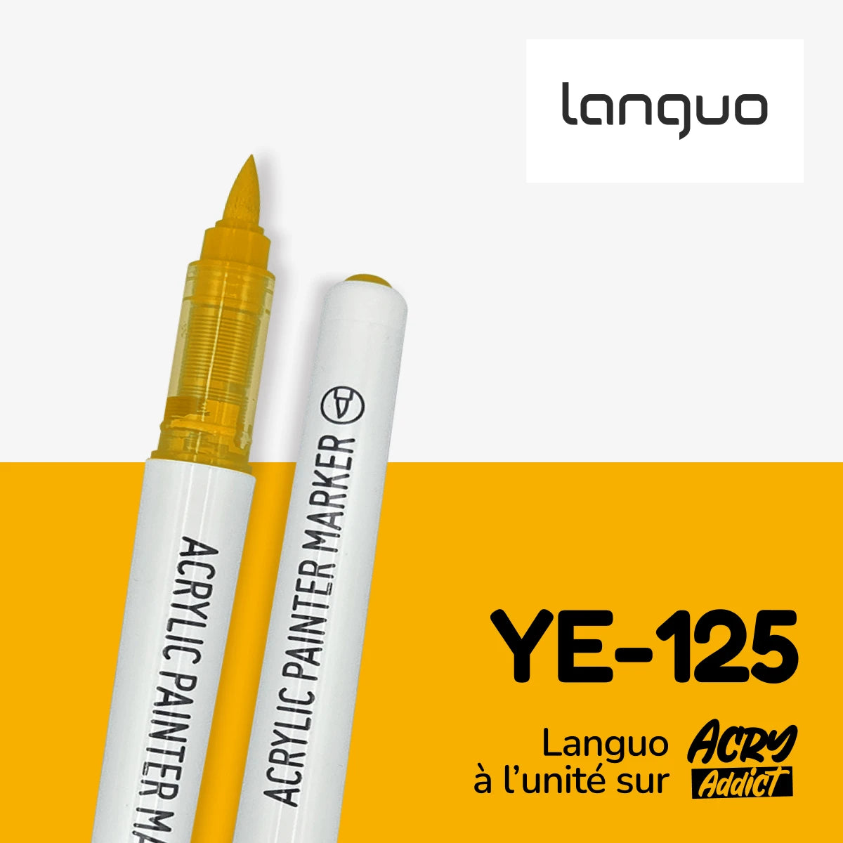 Feutre Languo YE-125 - Feutre acrylique à l'unité