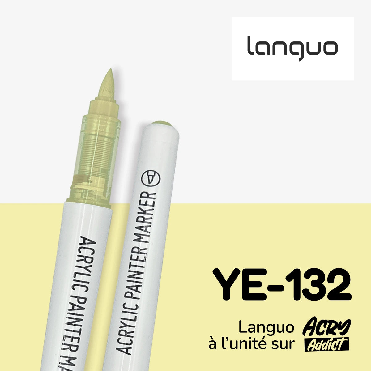 Feutre Languo YE-132 - Feutre acrylique à l'unité