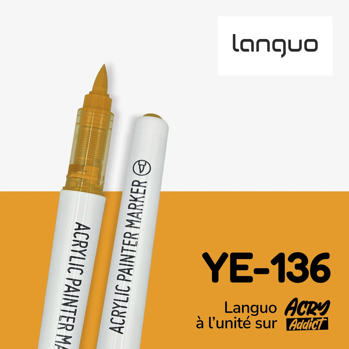 Feutre Languo YE-136 - Feutre acrylique à l'unité